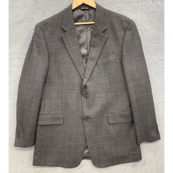 Jos. A. Bank Other - Jos A Bank Sport Coat Mens Size 44L Gray Single Breasted Vented Notch Two Button